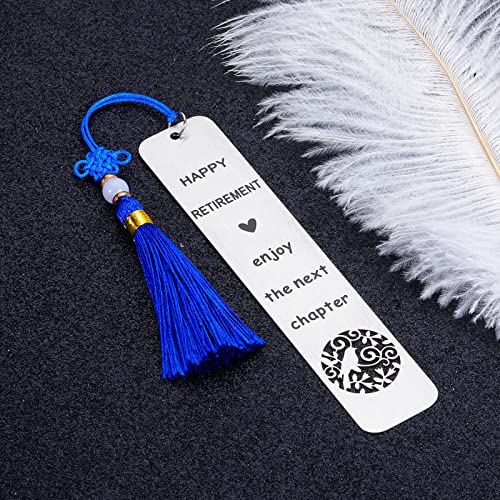 Retirement Gifts For Women Men 2023 Happy Retirement Bookmark Gifts For Coworker Nurse Coach Teacher Retirement Gifts Best Retirement Gifts For Mom Dad Friends Boss Leader Going Away Leaving Gifts #TOP1