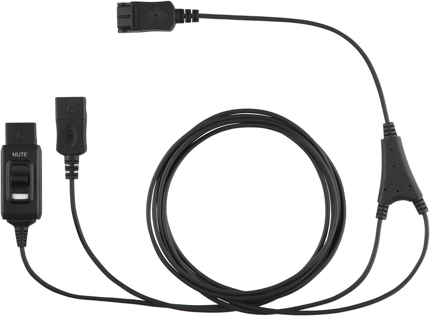 Jabra GN Y-Training Cord Splitter (Observation- Live/Live Version), Compatible with Jabra, Liberation, GN Netcom Headsets- Quick Disconnect- for Coaching, Supervising, Training, Monitoring