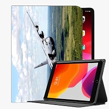 iPad Air1 9.7 Inch Case Cover, Anime Girl Airplane Sunset Case Slim Shell Cover 9.7 Inch