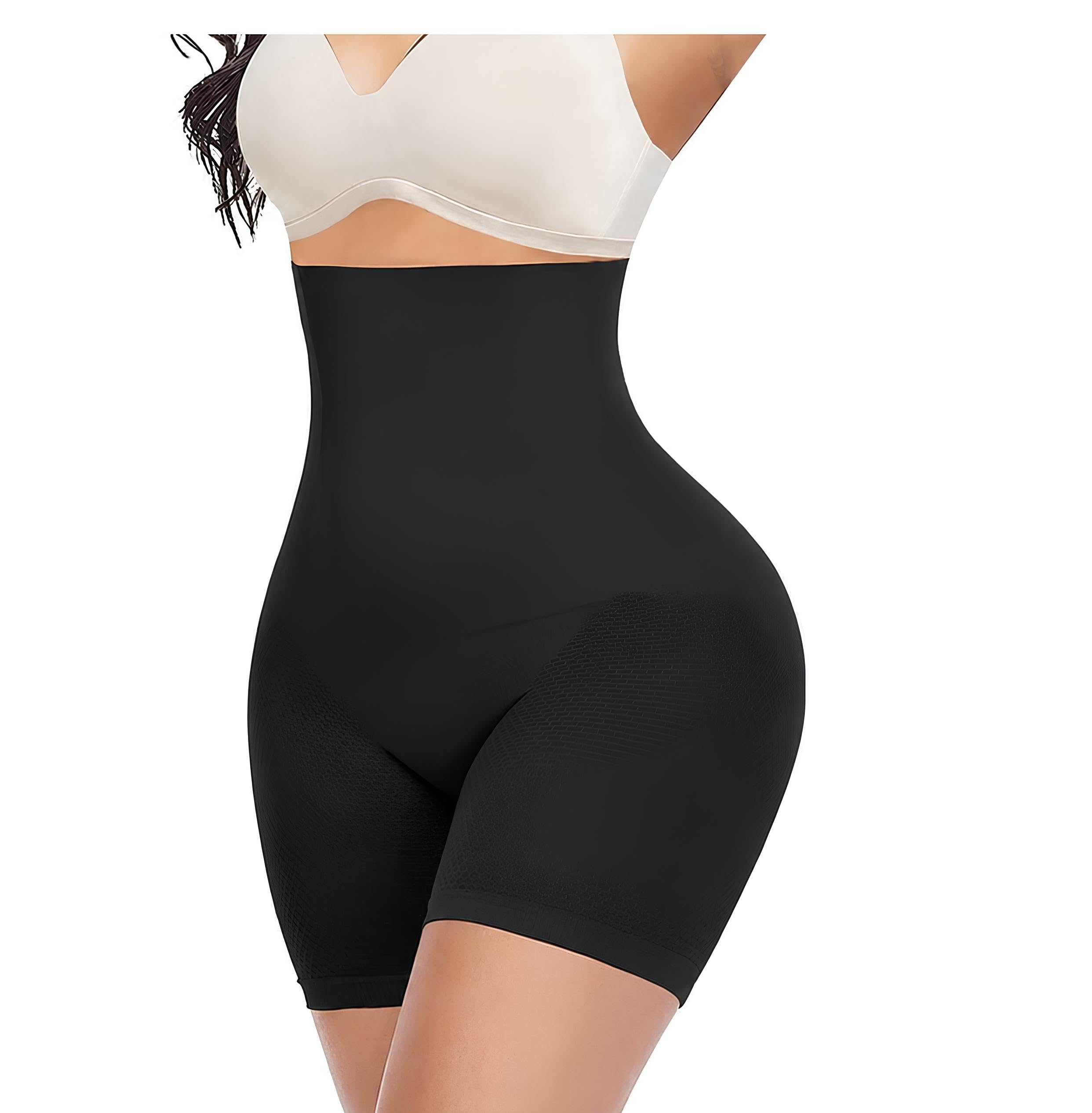 satyapara Women High Waist Tummy Control Shapewear Shorts | Tummy Tucker | Seamless Body Shaper | Butt Lifting Slimming Underwear for Saree Dress Breathable | Free Size (35–75 kg)-picture-30