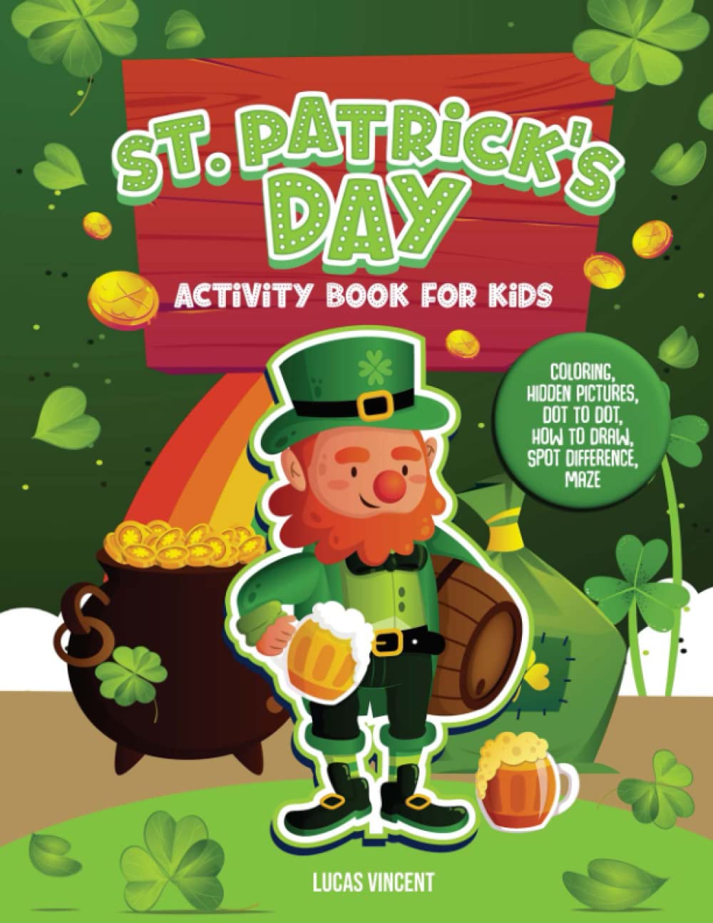 St. Patrick's Day Activity Book for Kids