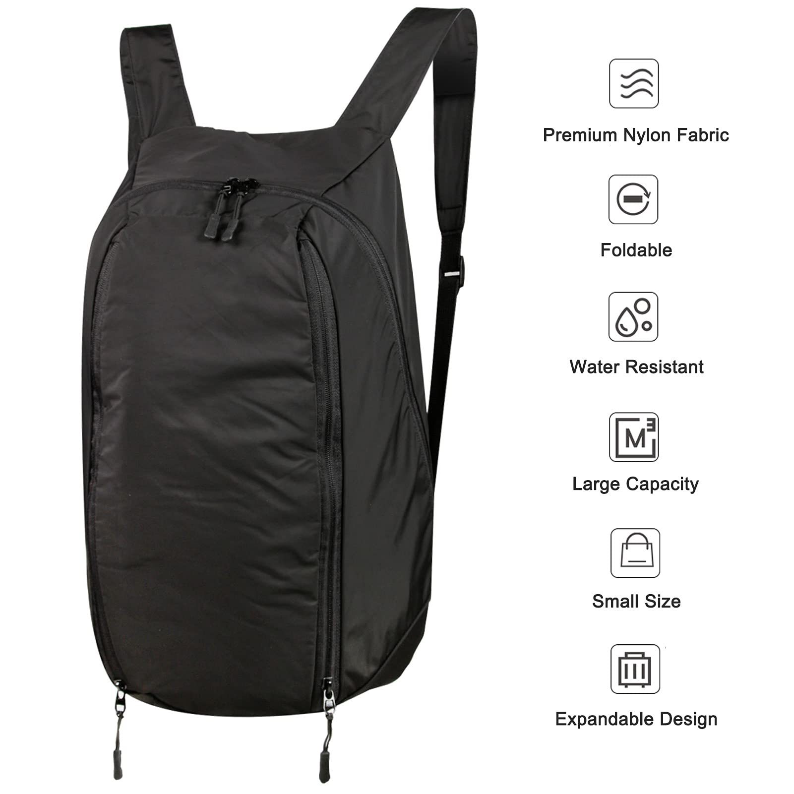 Borsa per Casco,Borsa da Portacasco Moto Zaino for Moto Zaino Pieghevole e Ripiegabile Zaino for Casco Zaino da Viaggio Pieghevole con portacasco for Escursionismo in Campeggio