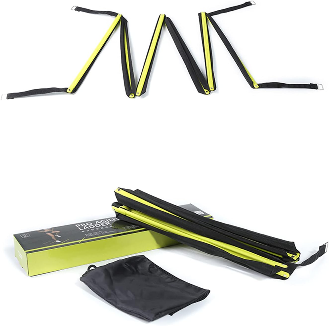 Agility Ladder Fixed Agility Ladder, Agility Speed Training Ladder, Sports Fitness Training Set, for Kids Adults Football Speed Training