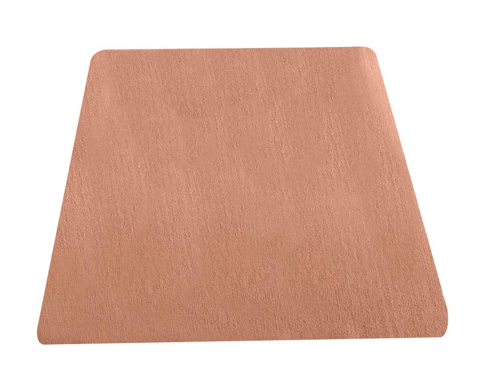 Paste Type Rectangular Chair Mat for Floor Protector Thick Carpet Protection Roll Non-Slip Chairs Move Smoothly Easy Glide (Pink,59x44cm)