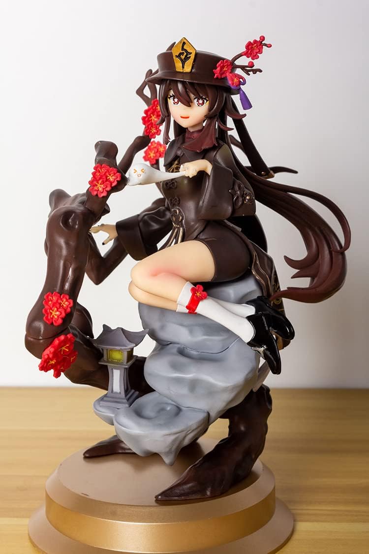 Genshin Hu Tao 1/7 Figure Game Liyue Character PVC Anime Model Toy (Sitting)