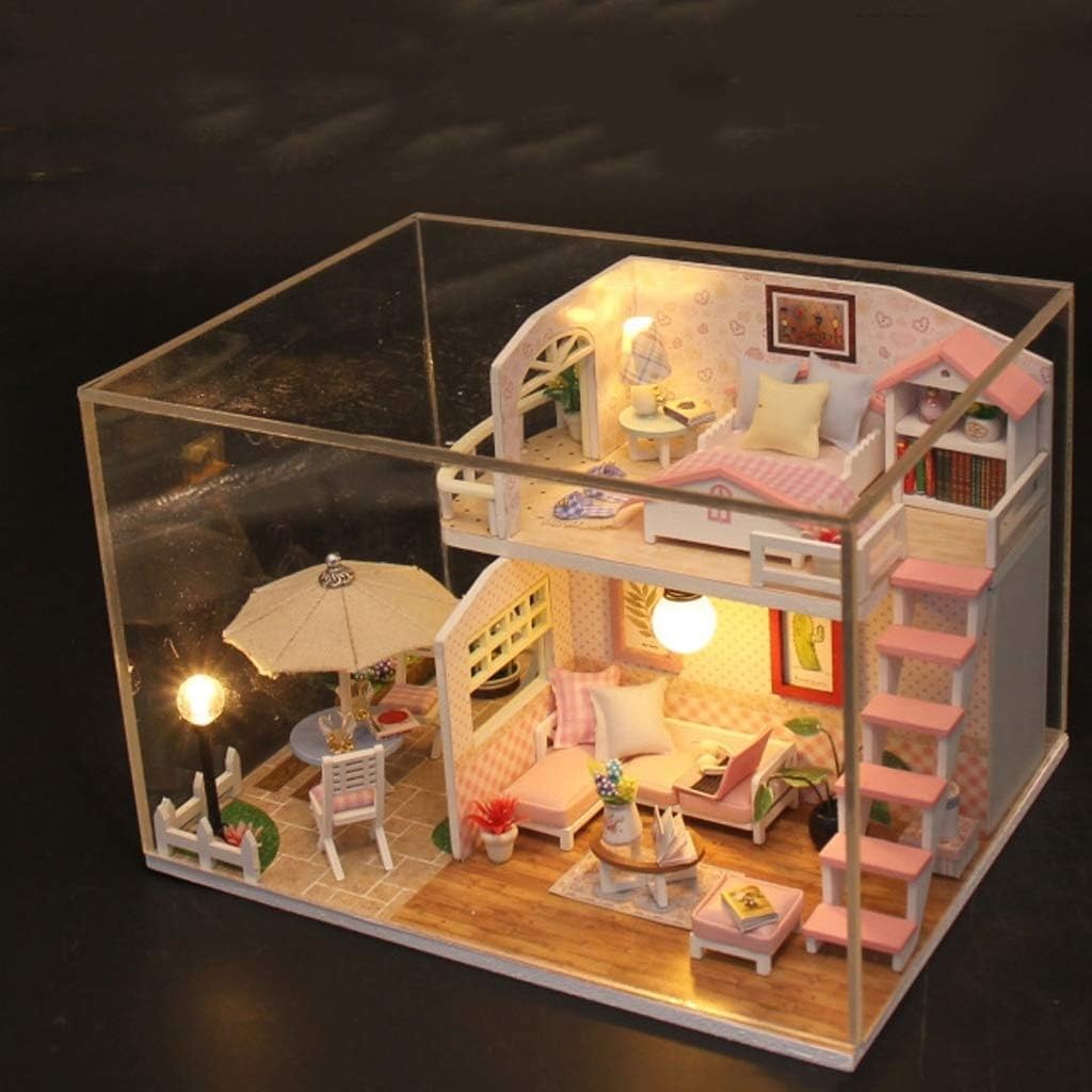 ミニチュア　ドールハウス　ライト　　　　　「おもちゃの国」 Amazon | ミニチュアドールハウスキット、LEDライトと家の装飾の