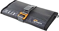 Vista 1 de Lowepro GearUp Pouch Mini, Travel Essentials - Funda para teléfono y funda para cables, hecha de tela reciclada, color gris