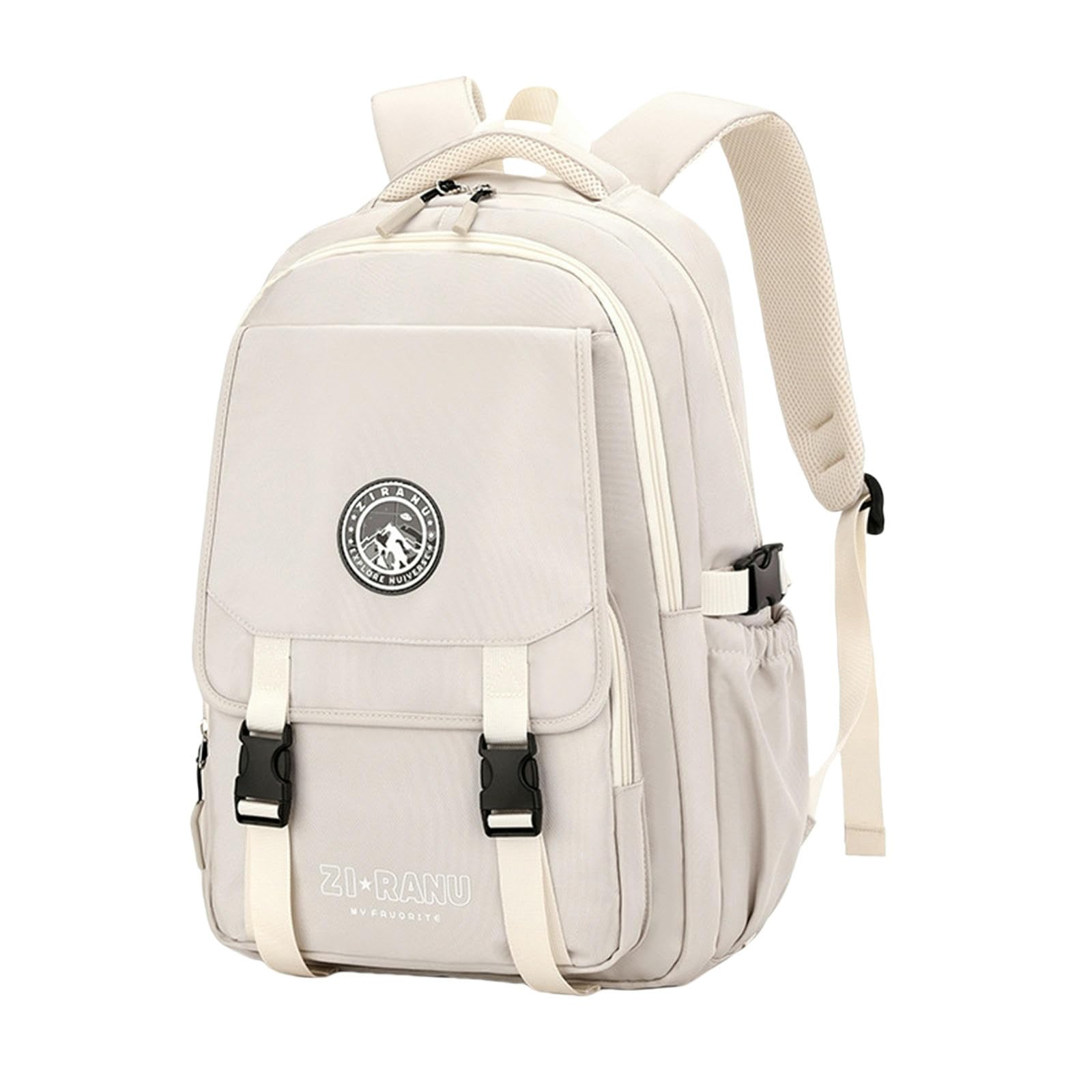 Cartable garçon primaire blanc cassé pour l'école et le lycée