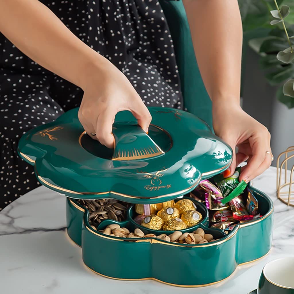 Boîte à Collation Grande Capacité Avec Couvercle Et Poignée - Bol Pour Fruits Et Legumes Ideal Voyage Pique Nique 97854535