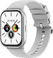 Relógio Digital Feminino Masculino Smartwatch Inteligente Bluetooth, Full Touch a Prova d 'água IP68 com 120+ Modos de Exercício e Esporte, Cinza