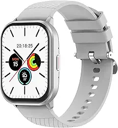 Relógio Digital Feminino Masculino Smartwatch Inteligente Bluetooth, Full Touch a Prova d 'água IP68 com 120+ Modos de Exercício e Esporte, Cinza