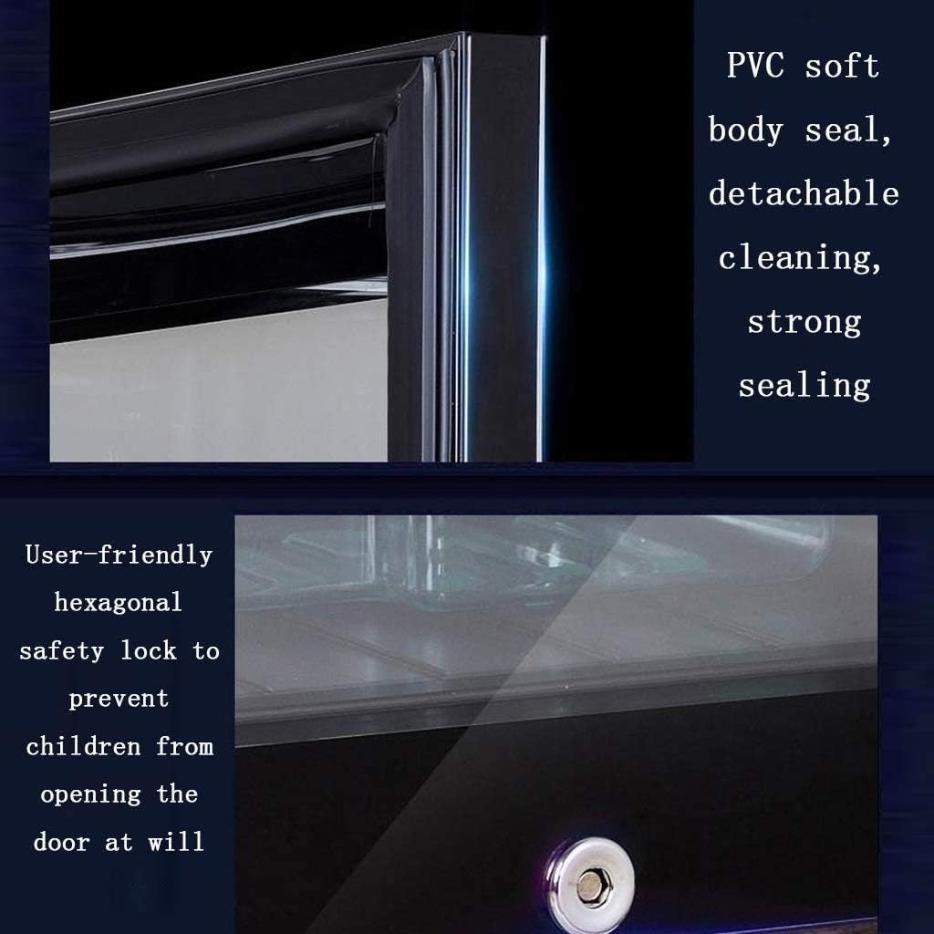 Wine Refrigerator - Freestanding Upright Bottle Storage Wine Cooler Black Refrigerator Wine Cooler Red Wine Household Ice Bar Refrigerated Freezer Small