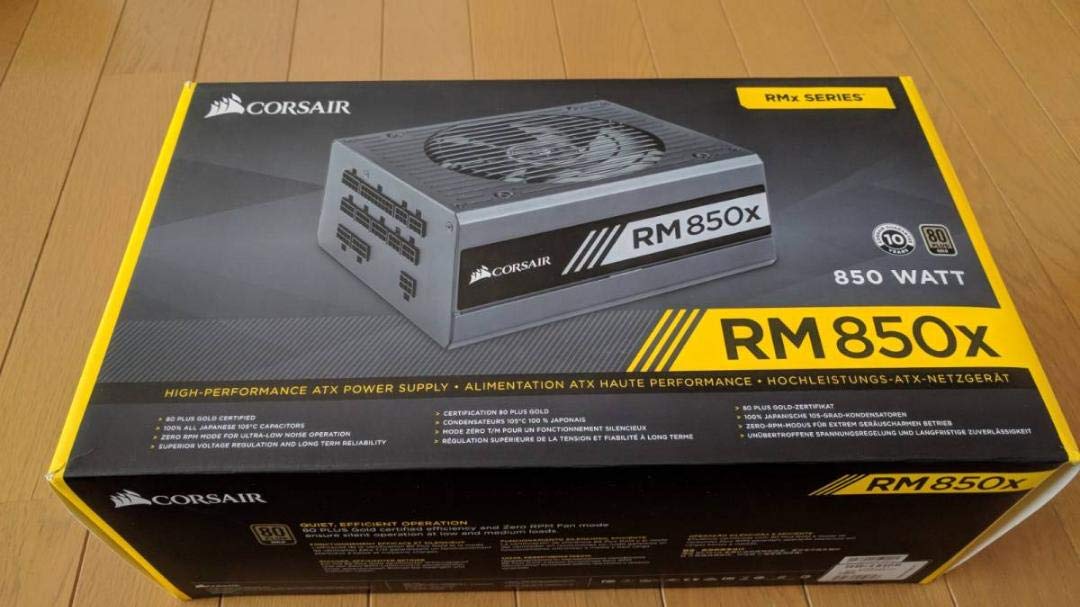 Amazon | Corsair RM850x 80PLUS GOLD認証取得 850W静音電源