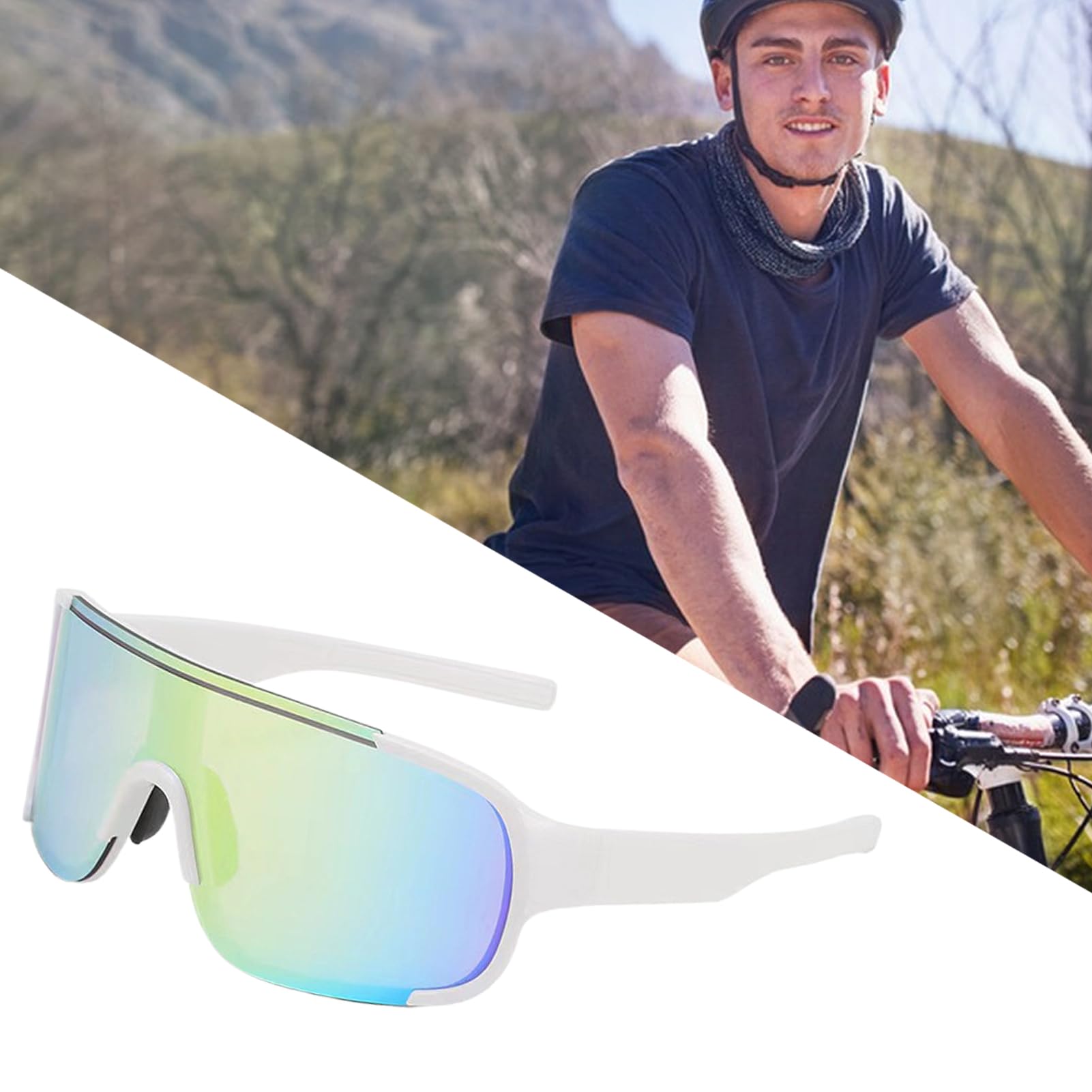Motorrad Brillen - Helmkompatible Brille - UV-Schutz Anti-Beschlag Sportbrille Für Radfahren Ski Outdoor-Aktivitäten