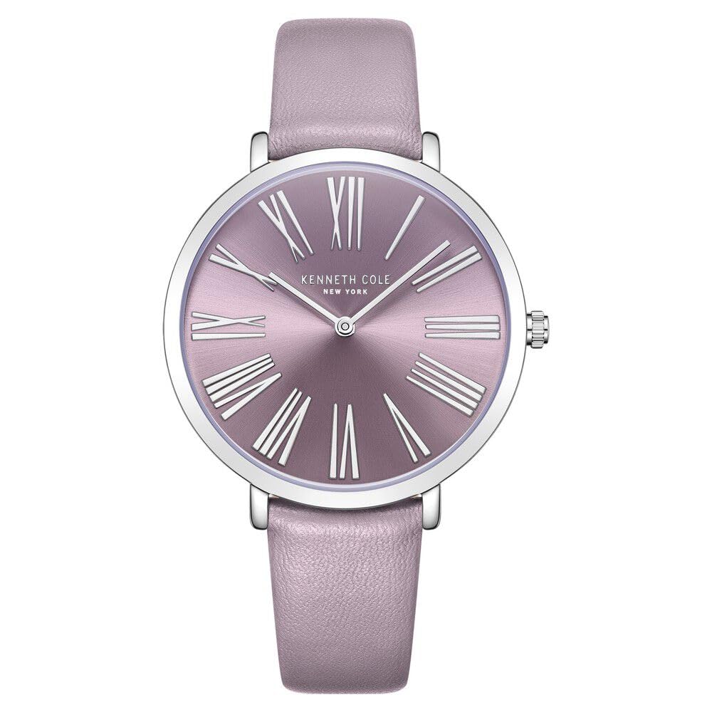 Kenneth Cole Quartz Analog Purple Dial Purple Leather Strap Watch for Women-KCWLA0027302LD (B0CSKDJ6BB) Amazon Price History, Amazon Price Tracker