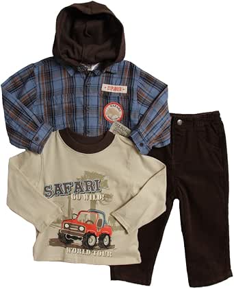 Safari Friends – Boys’ 3-Piece Set – Blue main image 0