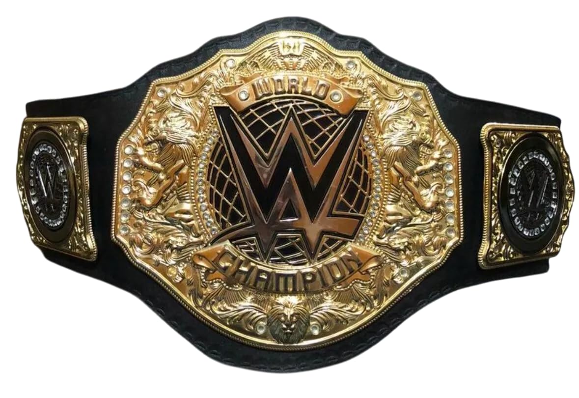 New 2023 World Heavyweight Championship Replica Wrestling Belt – 4MM Die-Cast Plates