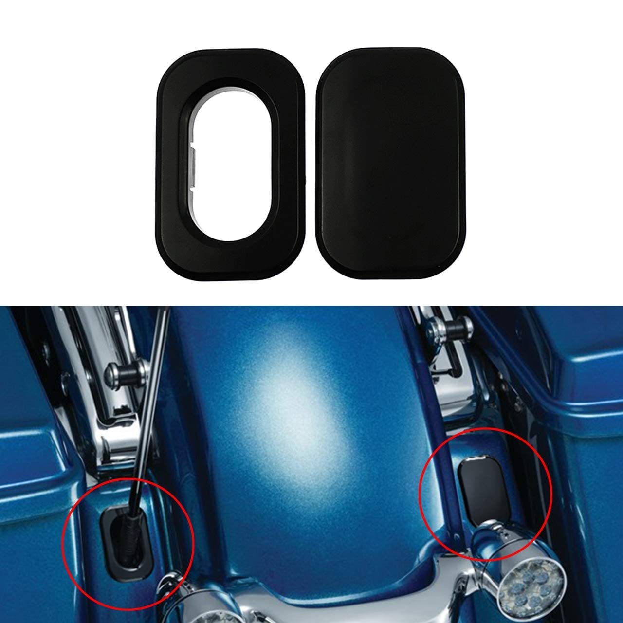 Antenna Moto Bingfu In Fibra Di Carbonio - 12cm Per Harley Touring E Glide - Foto 6