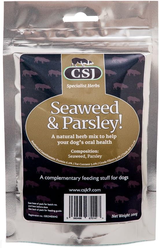 Seaweed & Parsley A Herbal Blend To Help Dog Breath And Aid Oral Health (200g)