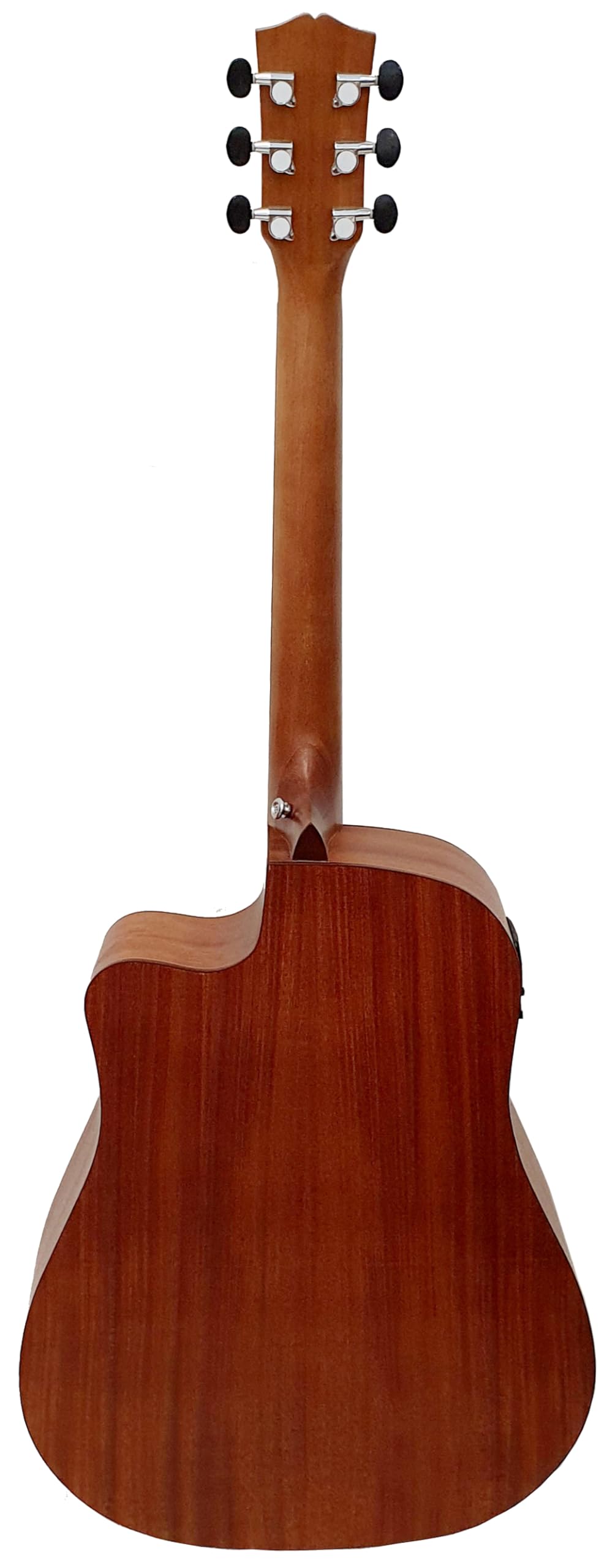 ROCKSTAR - Guitarra Electroacústica Dreadnought SA-4122EQ con Ecualizador 5 Bandas, Presencia, Afinador y Cutaway - Caoba y Palisandro Técnico
