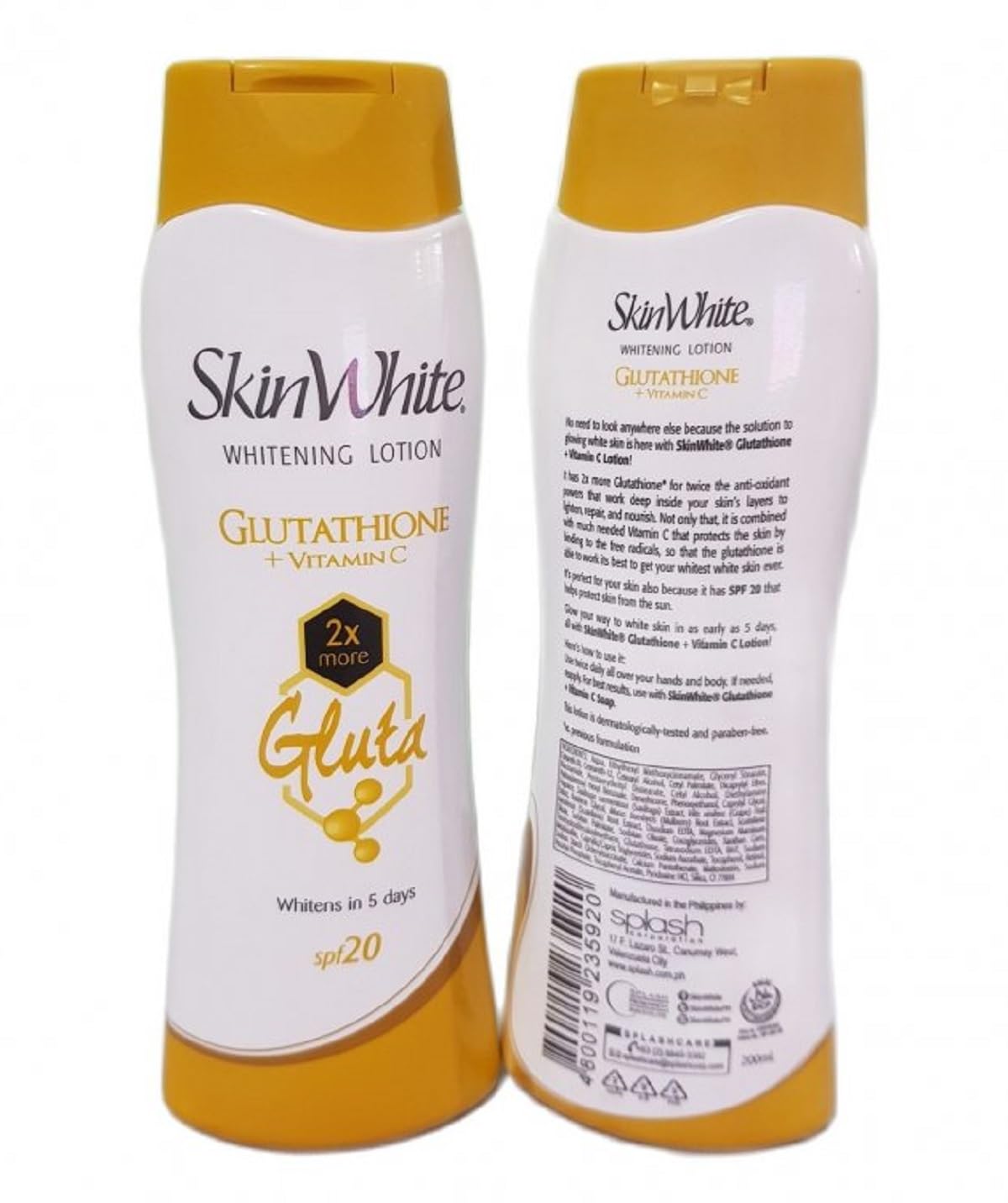 skinwhite glutathione lotion price Buy SkinWhite WHITENING LOTION GLUTATHIONE + VITAMIN-C (200 ml) Online at  Low Prices in India