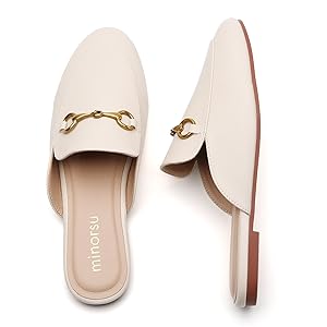 【Herlipto】Square Buckle Mules Herlipto】Square Buckle Mules