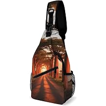 Messenger Backpack Baobab Avenue Printed Shoulder Bag Suitable for Mountaineering Running Fitness Shopping And Cycling