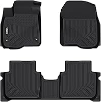 Vista 19 de VIWIK - Alfombrillas para Nissan Pathfinder de 7 plazas 2013-2020 / QX60/ JX35 2013 2014-2020, juego completo de alfombrillas de coche