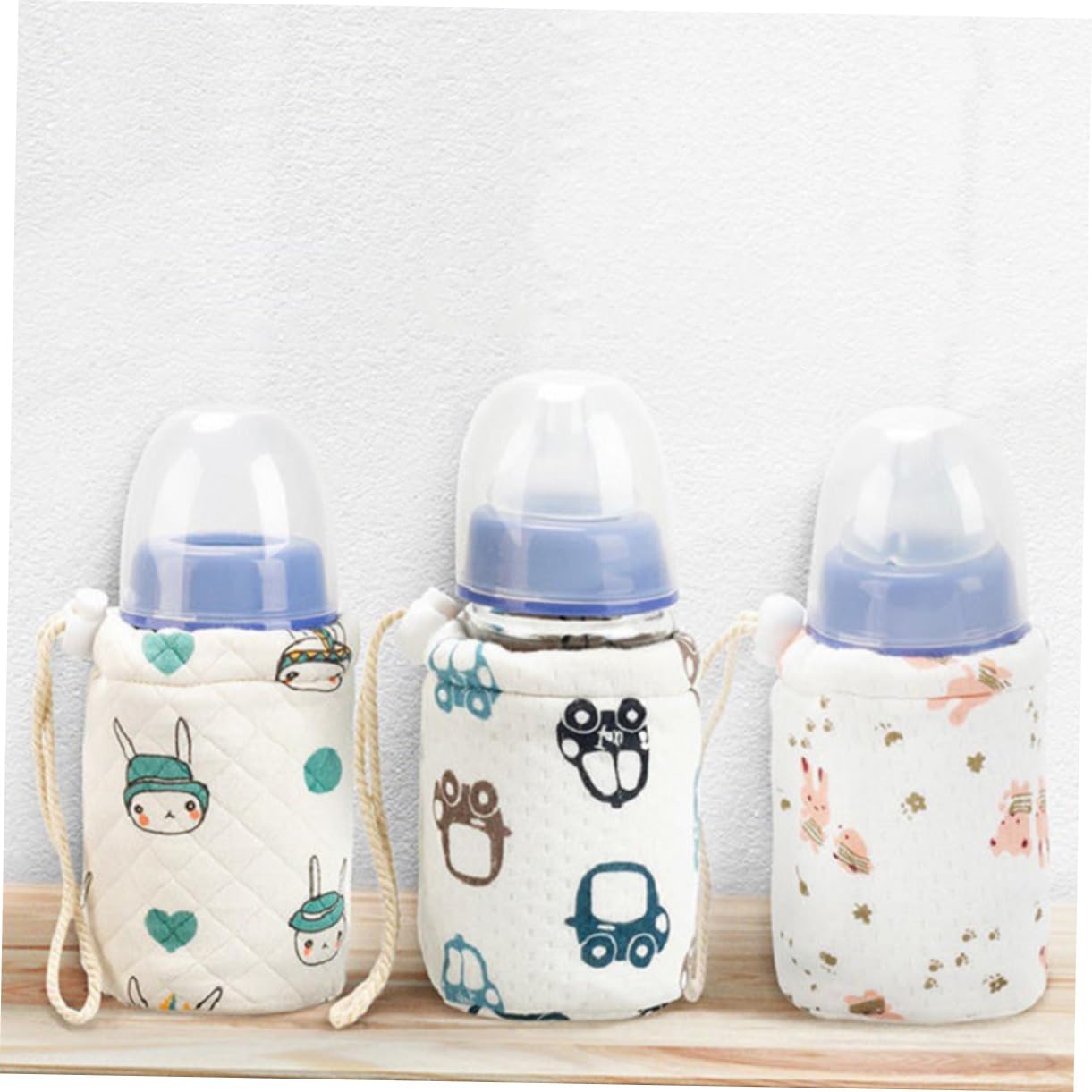 Beatifufu Feeding Bottle Bag Insulated Milk Bottle Compact Drawstring Design Safe Organized for Outdoor Adventures