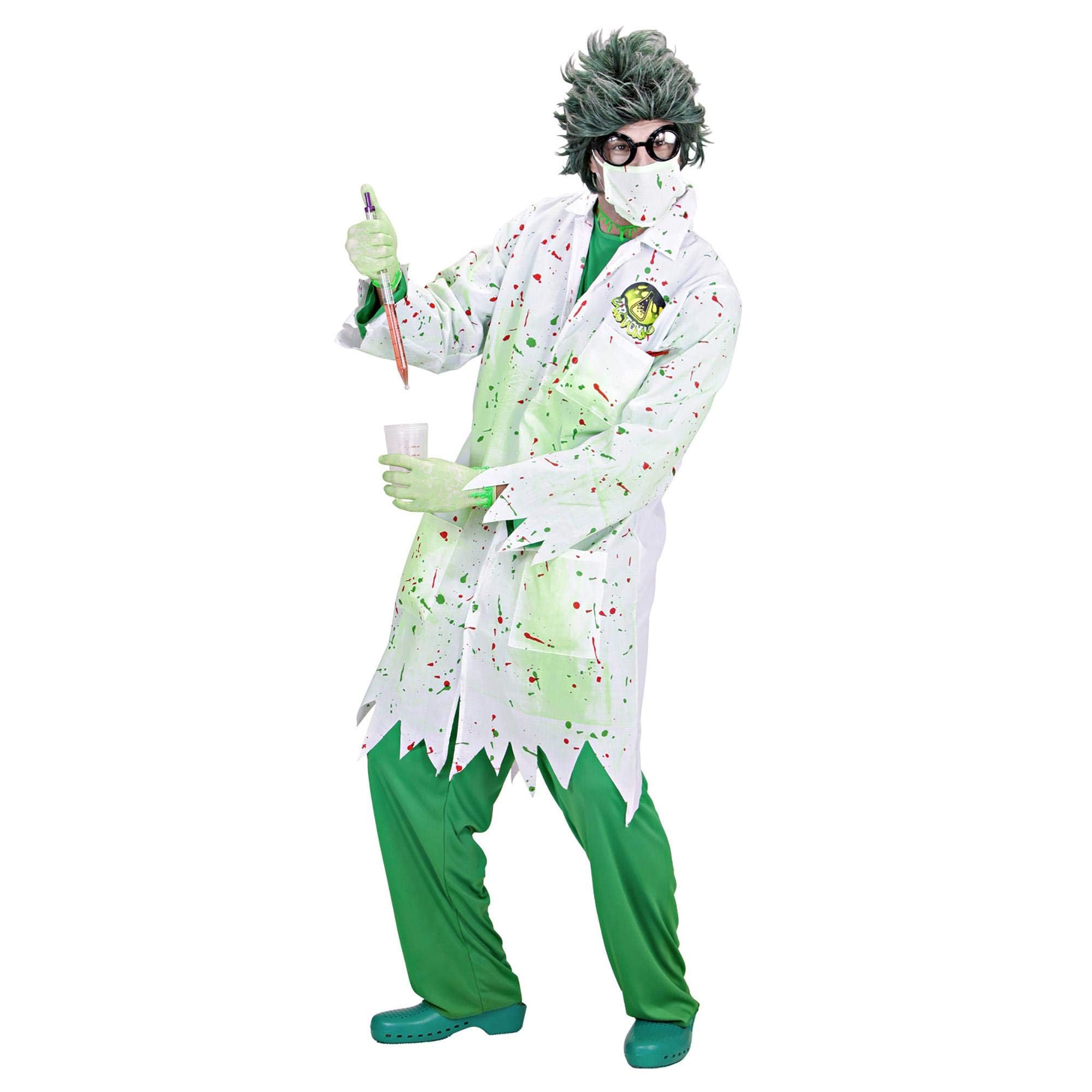 Widmann 98933 Adult Costume Dr. Toxic ? Jacket with Mask and Latex Gloves