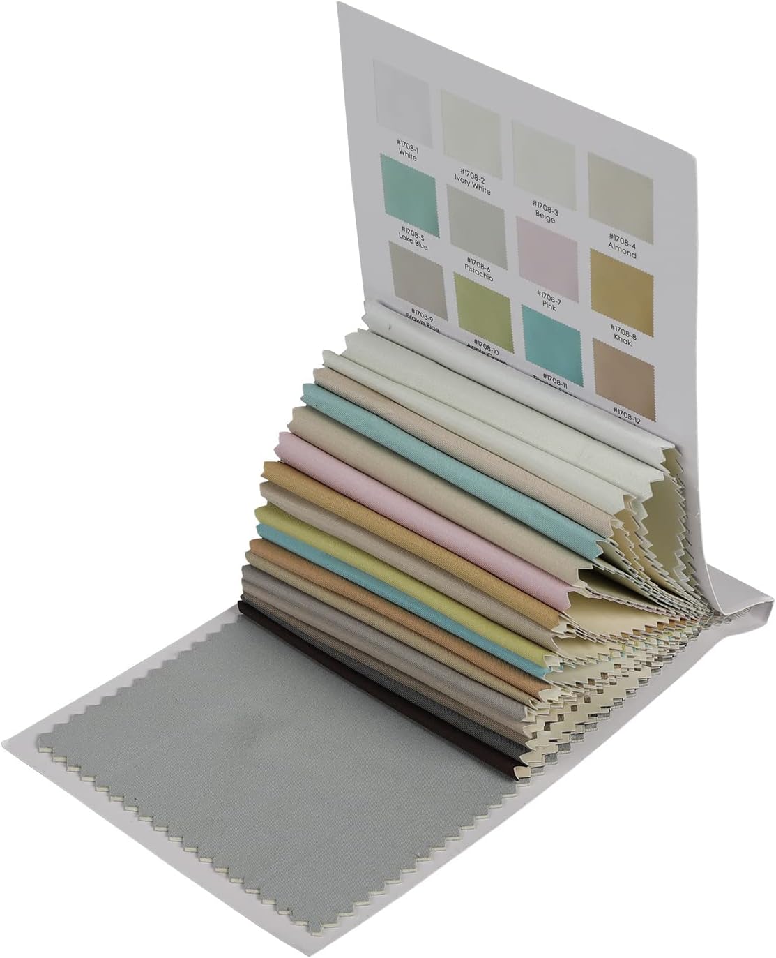 ChadMade Fabric Samples Booklet, 100% Blackout Coated Fabric, Saba Collection
