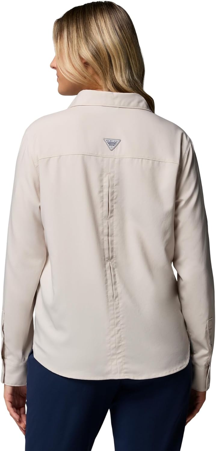 Columbia Women's PFG Castback Woven Long Sleeve