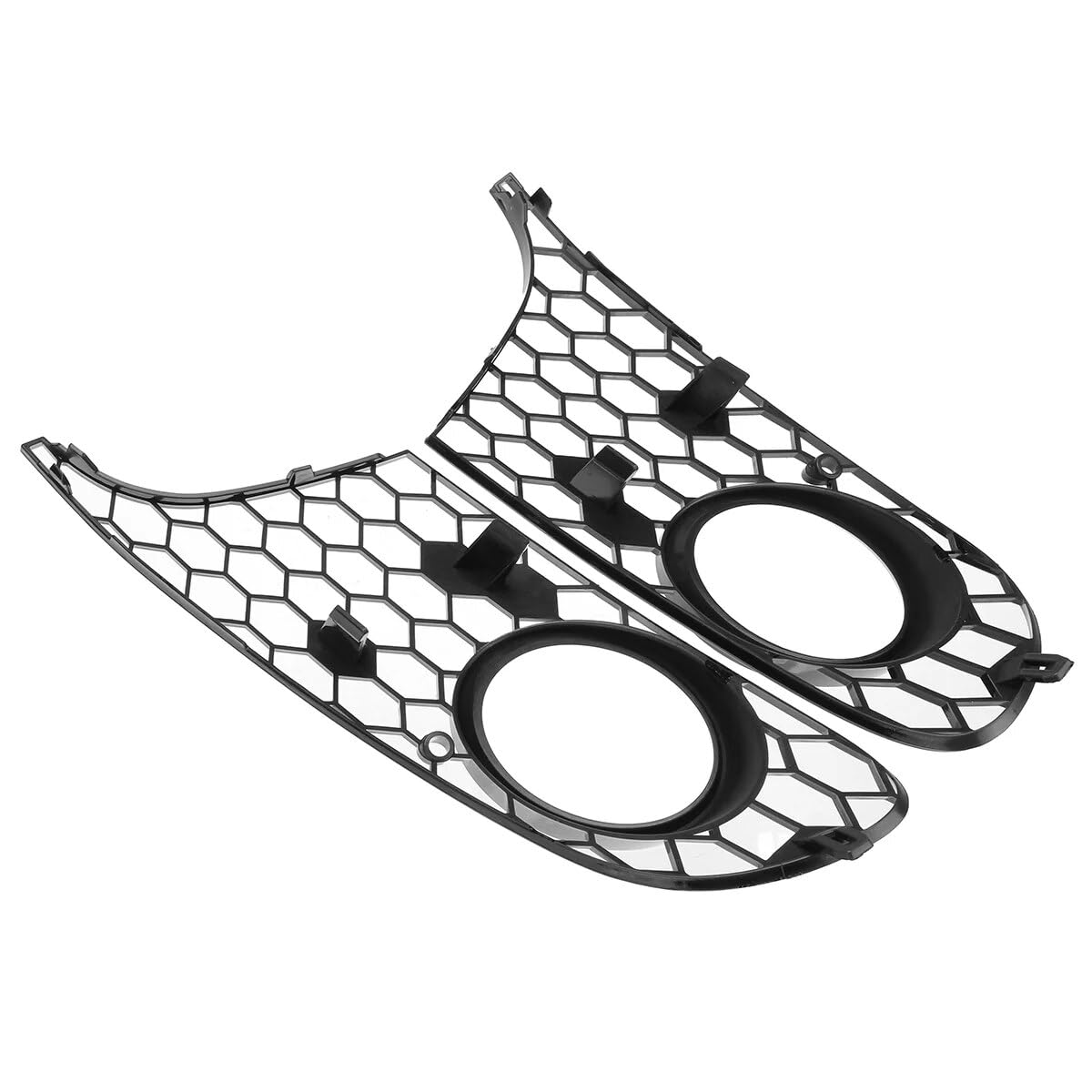2x Przednie światło przeciwmgielne samochodu Grill Grille Osłona lampy przeciwmgielnej, dla VW, dla golfa, dla MK6, dla Jetta 2009-2013 5K0853665 5K0853666 Przednie grille samochodowe
