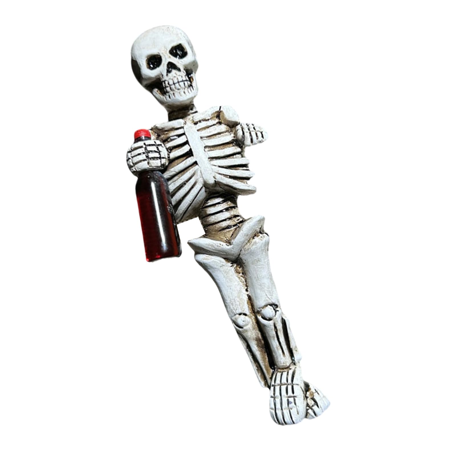 Osniyaw C Miniature Skull Figurine, Plant Decoration For Pots, Skeleton Garden Decoration, Statue, Planter, Huggers For Yard Decoration, Halloween Figures