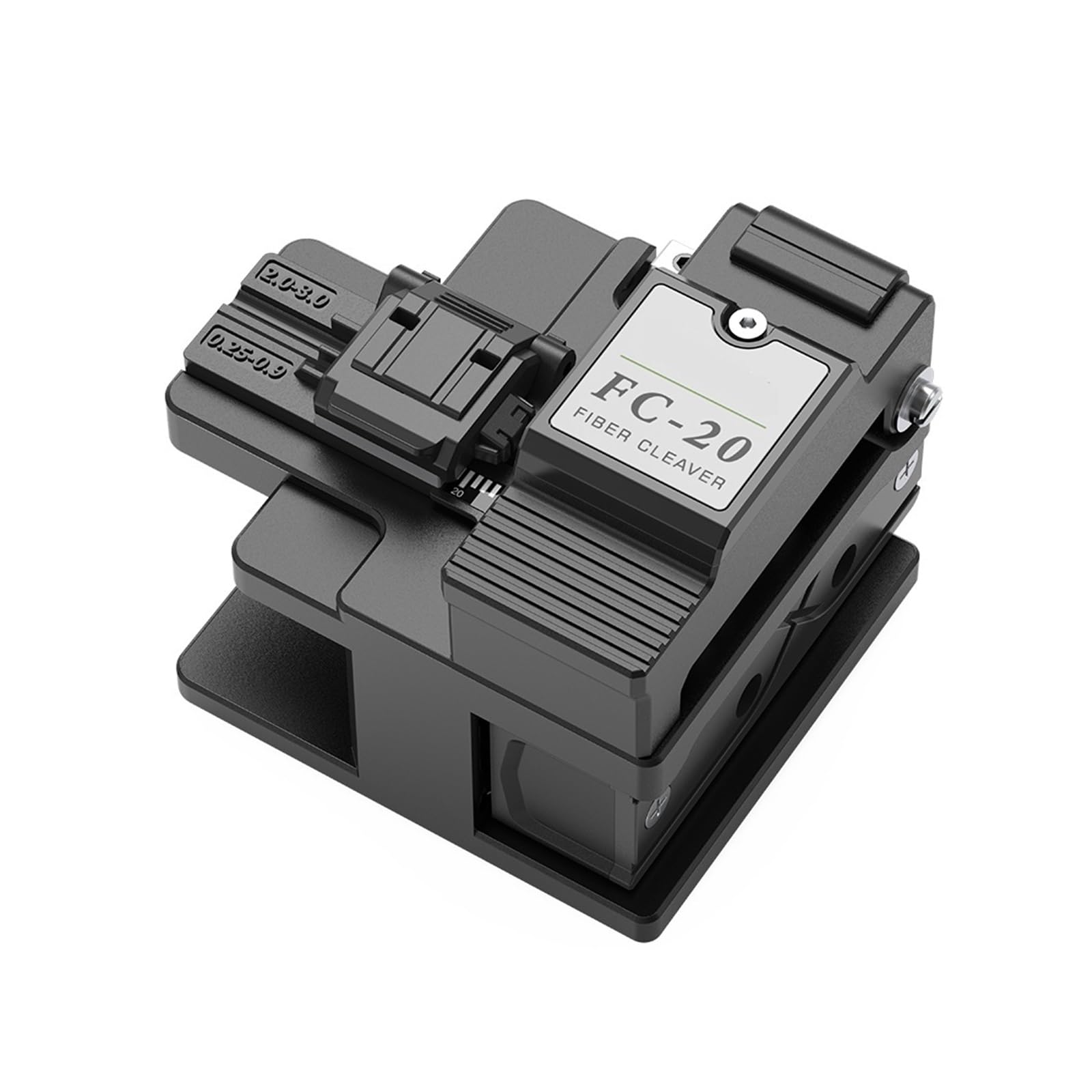 CUDTAPI Optical Fiber Cleaver, Fiber Cleaver,Optical FC-20 High Precision For Cable 250um ~ 3.0mm