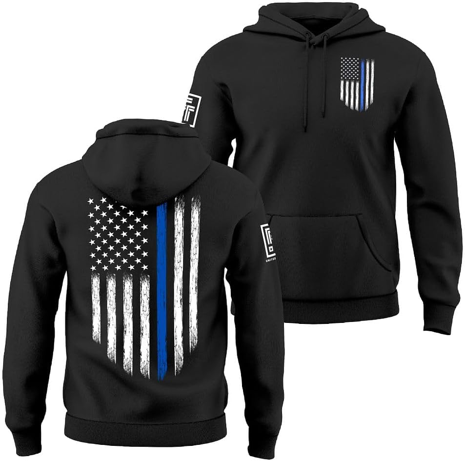 American Patriotic USA Flag Men's Hoodie Sweatshirt