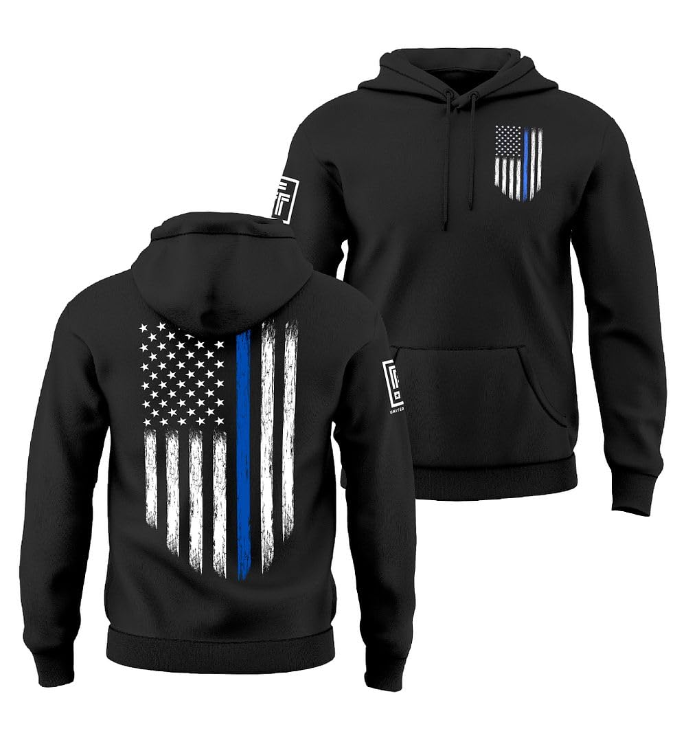 American Patriotic USA Flag Men's Hoodie Sweatshirt