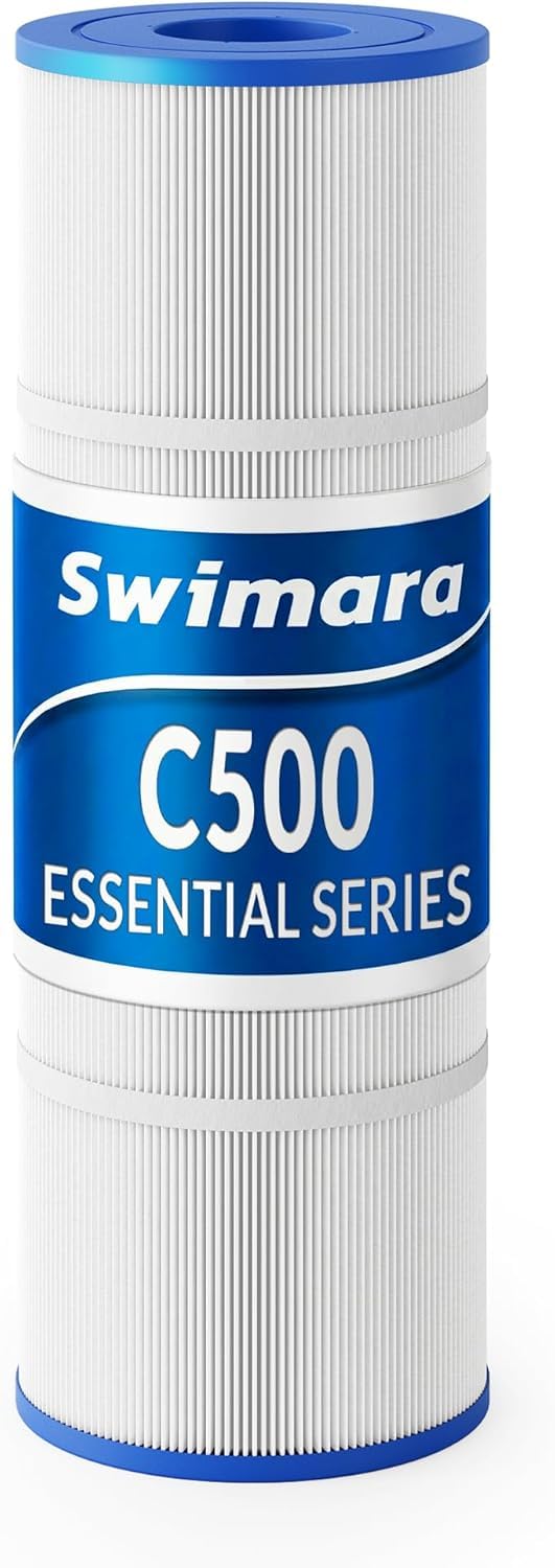 Swimara Upgraded C500 Pool Filter Cartridge Replacement, Compatible with Hayward Star-Clear C500 CX500RE, Replaces PA50, Unicel C-7656, Filbur FC-1240, 5oz Heavy Duty Fabric