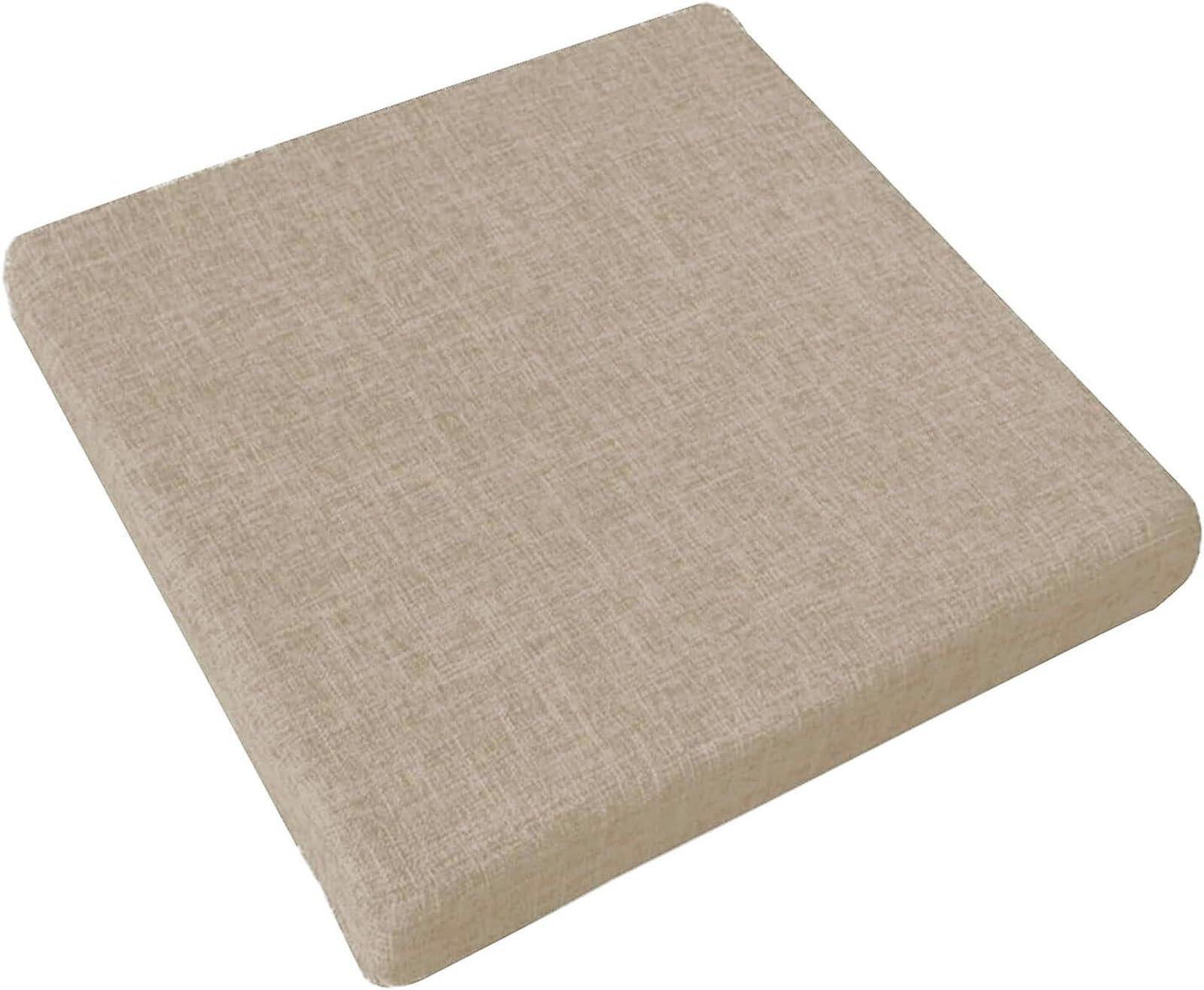 uyeoco Chair Cushions Square - 30x30cm, 35x35cm, 40x40cm, 45x45cm High Density Foam Cushion Anti-slip Soft Seat Pads for Dining/Garden/Office/kitchen Chairs, Washable(K4,60x55x8cm)