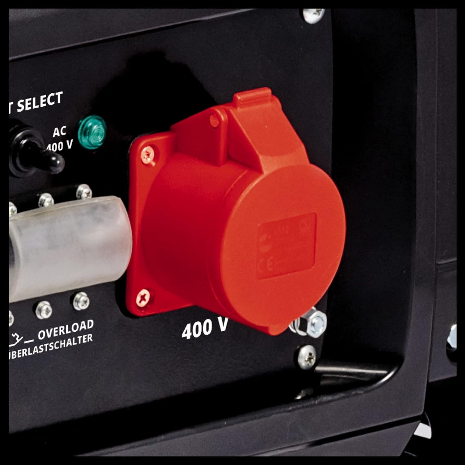 Einhell Generador eléctrico (gasolina) TC-PG 65/E5 (potencia permanente 3,2 kW a 230 V y 3,6 kW a 400 V, 13 A corriente nominal a 230 V, 25 L depósito para gasolina super E5)