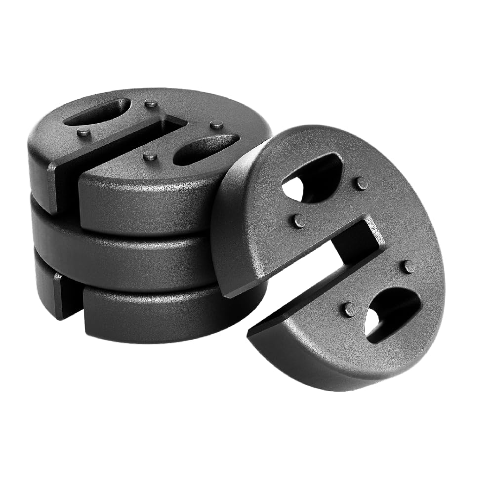 Canopy Weights Set of 4, No-Pinch Design for Simple Setup and Removal, 40 lbs - Holds Tents, Canopies, and Umbrellas in Place for Outdoor Events