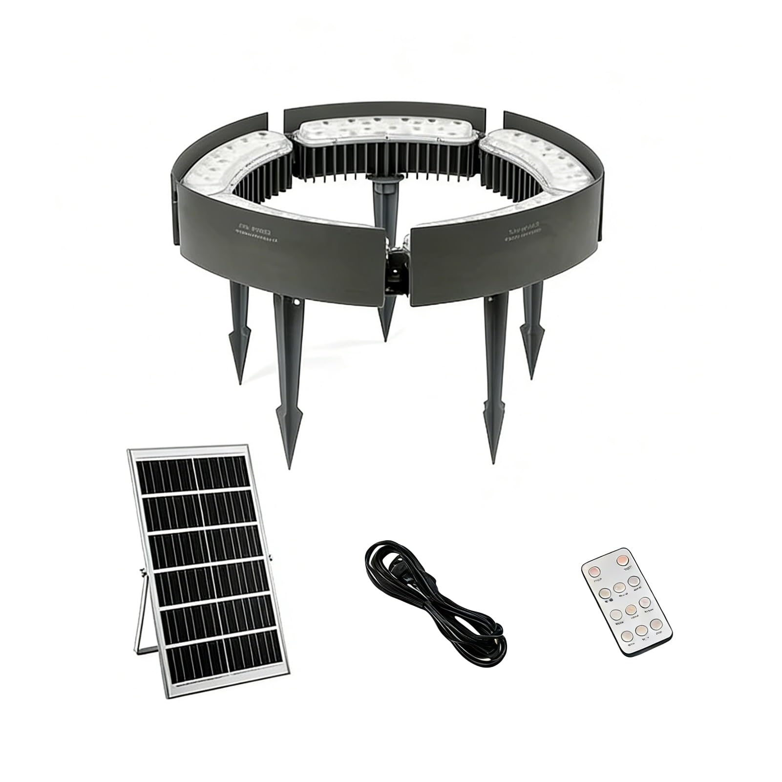 Luminaire solaire pour arbre extérieur idéal patio et cour