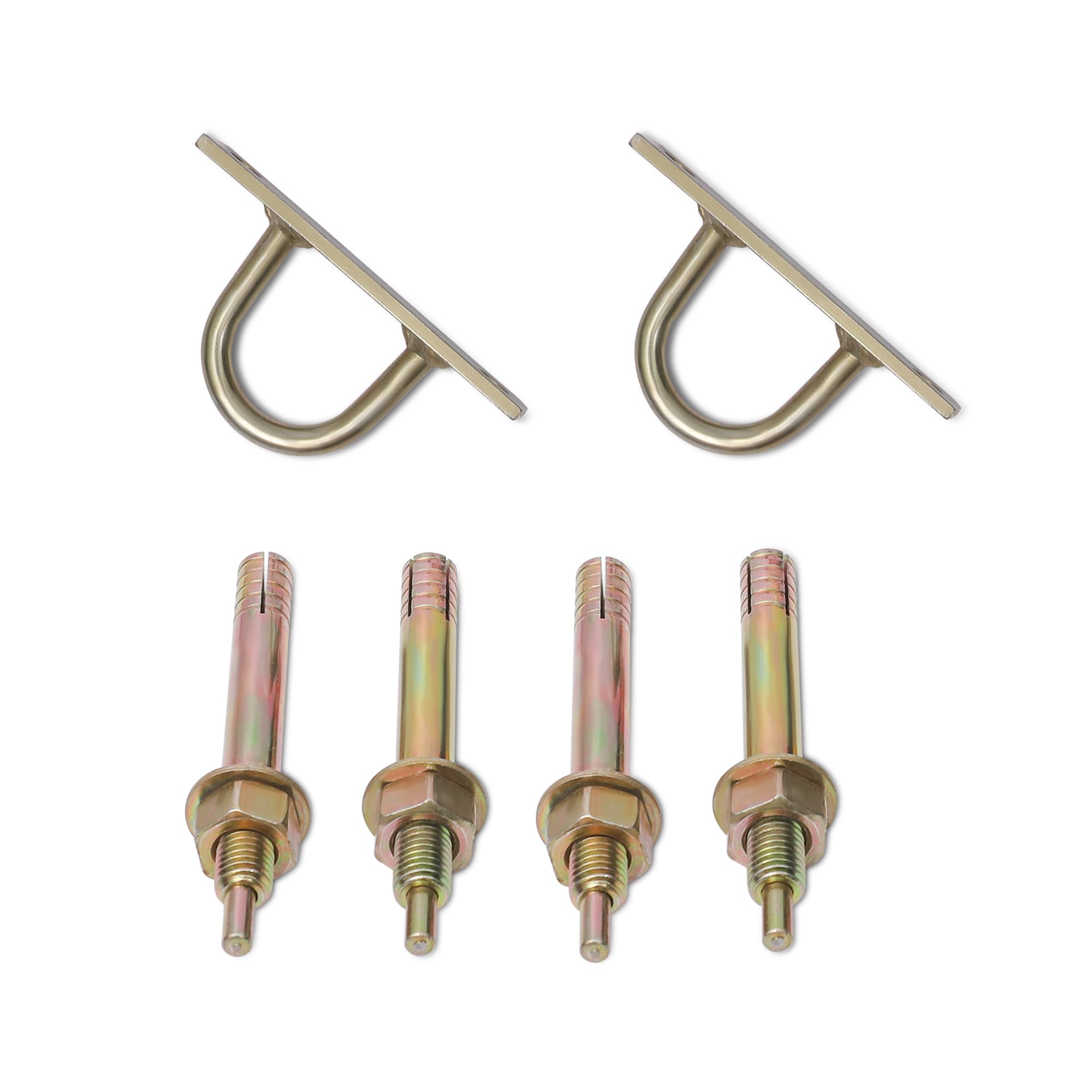 MeFree Iyengar Yoga Wall Ropes Hooks | Set of 2 | Heavy-Duty Wall Anchors for Yoga Ropes, Slings & Belts | Secure Installation for Stability & Advanced Poses 3
