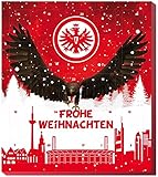 Eintracht Frankfurt Adventskalender, Weihnachtskalender mit Vereinsposter und Sticker Wir Leben Fußball 