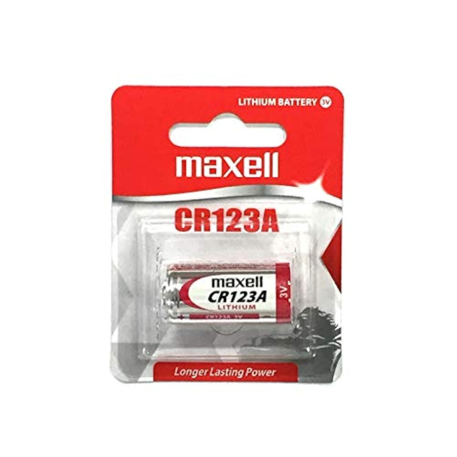 Maxell Genuine CR123A Lithium 3V Battery – One Piece