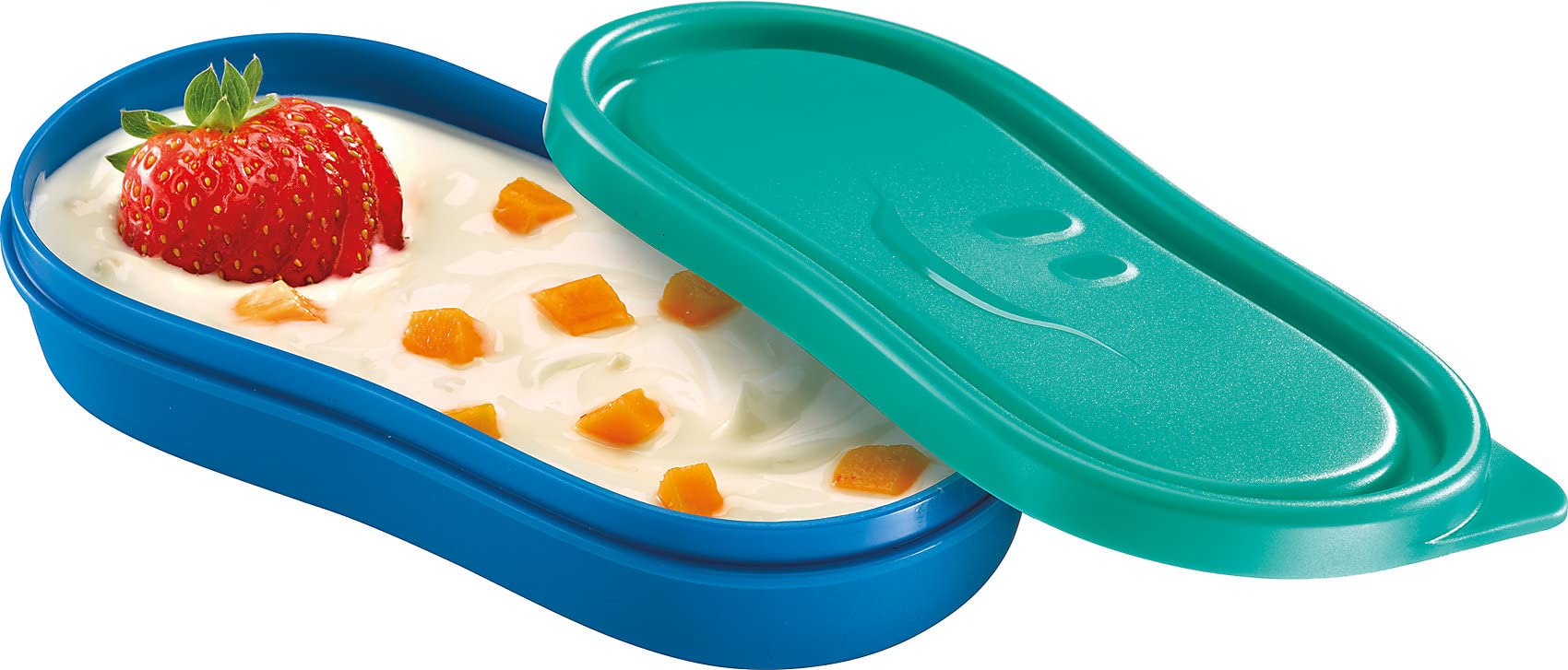 Maped 870903 Concept Kids pudełko na przekąski dla dzieci, 2 x 150 ml, niebieskie, 2 x 150 ml