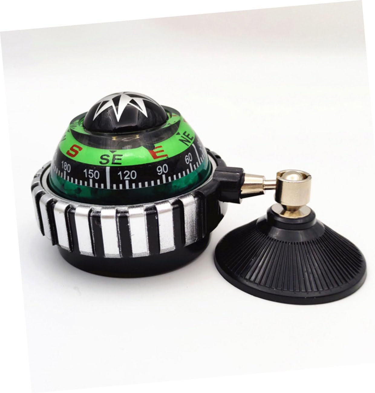 CHILDWEET 2pcs Adjustable Auto Interior Compass Ball with Dashboard Mount for Car Truck Navigation ABS Material Multi-Colored Design for Outdoor and Vehicle Use