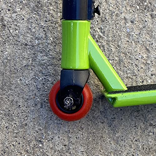 Yllo Professional Finger Scooter Toy Made Of Alloy Metal With Changeable Bar Grips, Rubberized Wheels, And Two Piece Fork. For Use Fingerboard Obstacles, Fingerboard Parks, And Competitions. - Green #TOP4