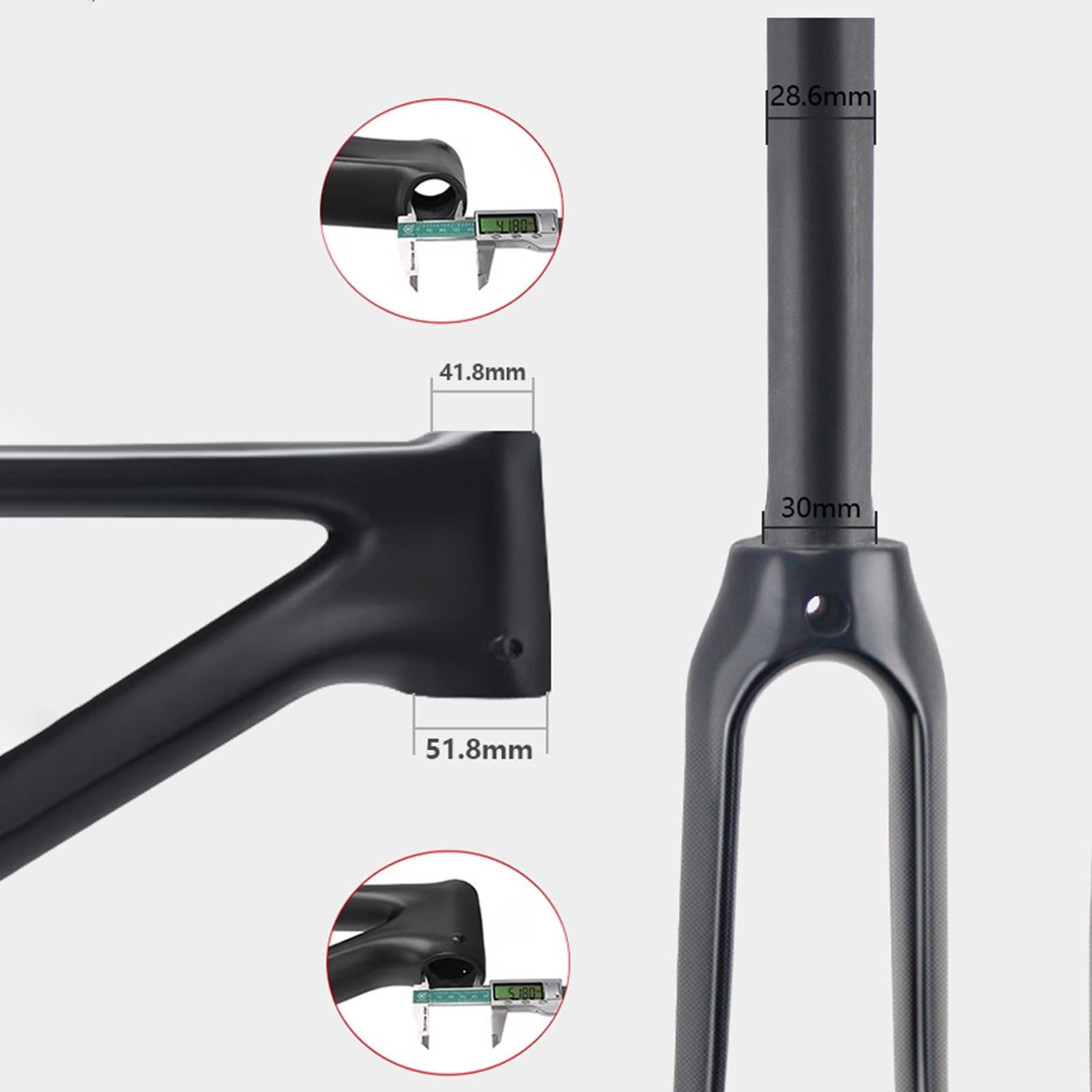 700C Carbon widelec do roweru wyścigowego, 1 1/8" prosta rura, hamulec tarczowy z przodu, lekki widelec, szybkozamykacz 9 x 100 mm