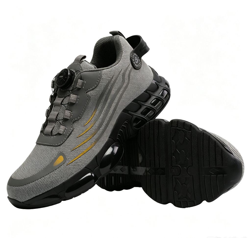 Steel Toe Shoes for Men Women Safety Shoes Comfortable Lightweight Breathable Work Sneakers